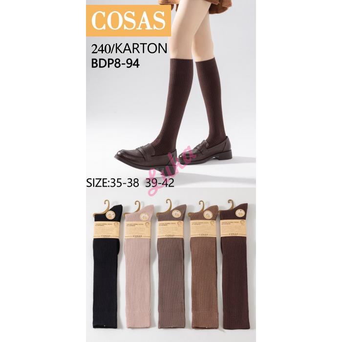 Podkolanówki damskie Cosas BDP8-98 CASHMERE