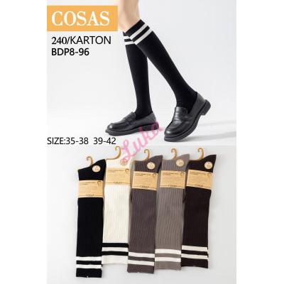 Women's Under Knee Socks Cosas BDP8-97 CASHMERE