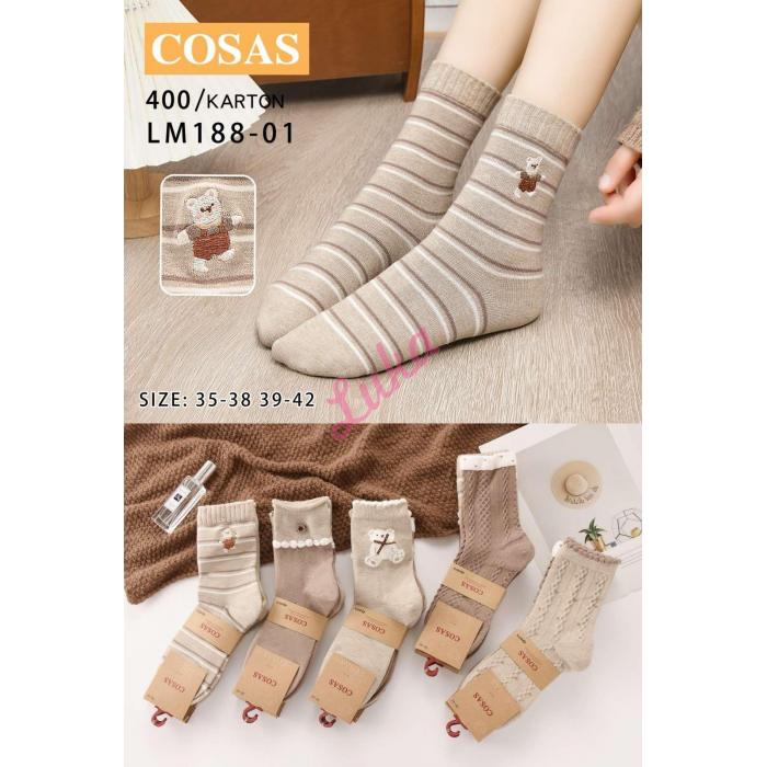 Skarpety damskie Cosas LM688-101