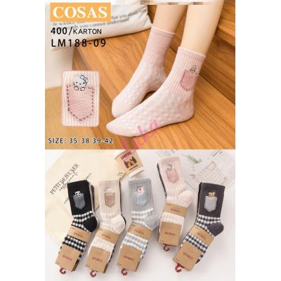 Women's socks Cosas LM188-08