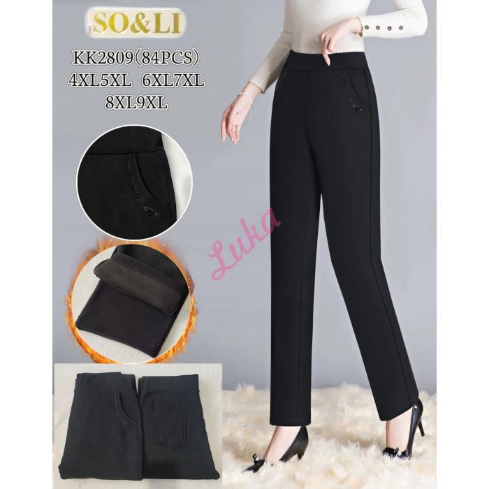 Spodnie damskie So&Li NOO-KK2808 Ocieplane