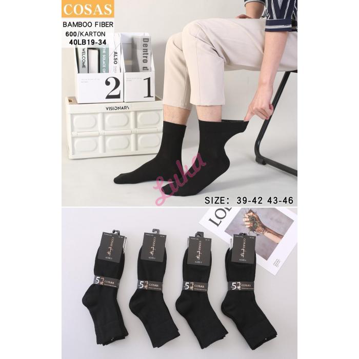 Men's bamboo socks Cosas 40LB19-38
