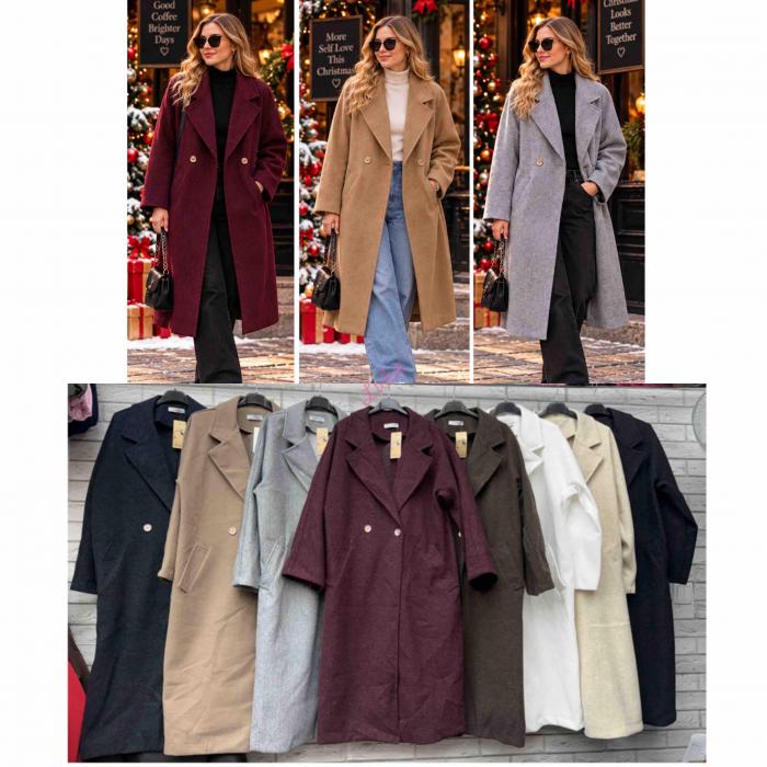 Płaszcz damski Moda Italia MOR-2310