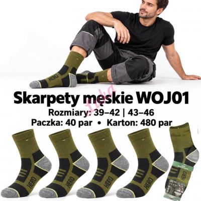Skarpety męskie D&A WOJ-003