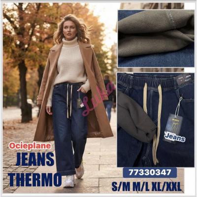 Women's pants NOO-77330348 Warm