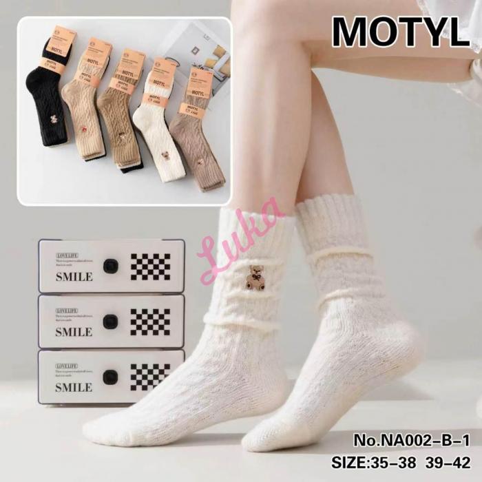 Women's socks Motyl NA002-A1