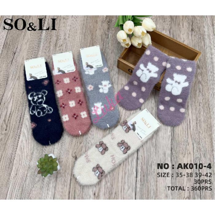 Women's Socks MINK SO&LI AK010-1