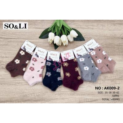 Women's Socks MINK SO&LI AK009-2