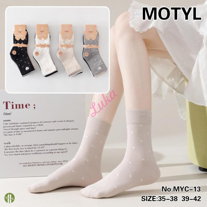 Women's socks bamboo Motyl MYC-16