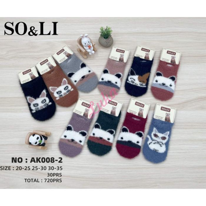 Women's low cut socks MINK So&Li AK008-3