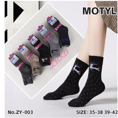 Women's socks THERMO Motyl ZY-003