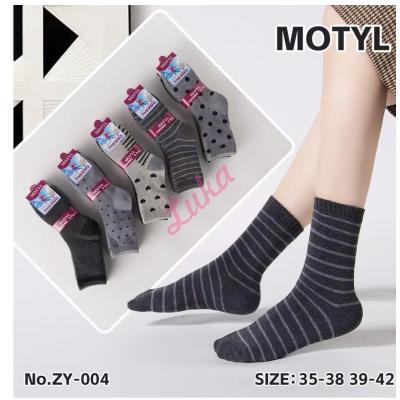 Women's socks THERMO Motyl ZY-004
