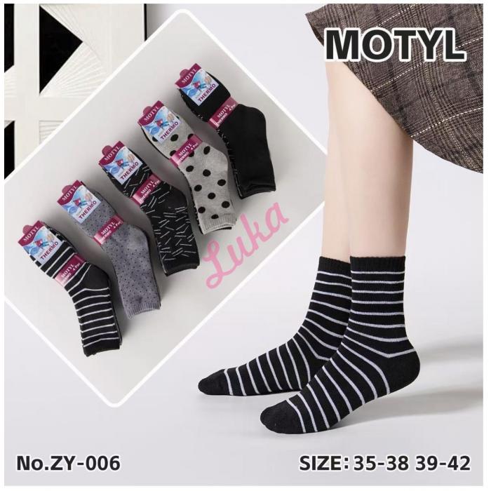 Women's socks THERMO Motyl ZY-004
