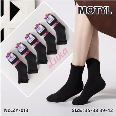 Women's pressure free socks THERMO Motyl ZY-011