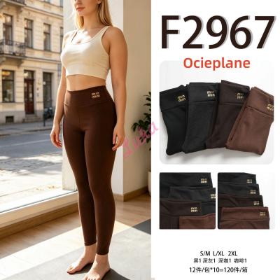 Women's leggings WARM L9-F2967