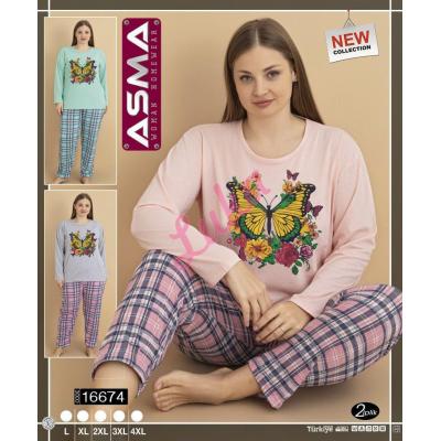 Piżama damska turecka Asma NO-1668