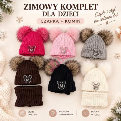 Czapka dziecięca KOMPLET DYT-A1454