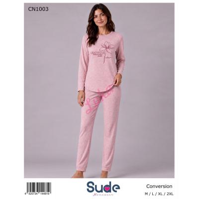 Piżama damska turecka Asma 1739 welur