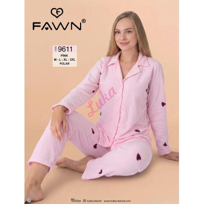 Piżama damska turecka Fawn SNN-9609