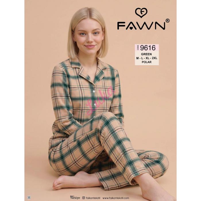 Piżama damska turecka Fawn SNN-9604