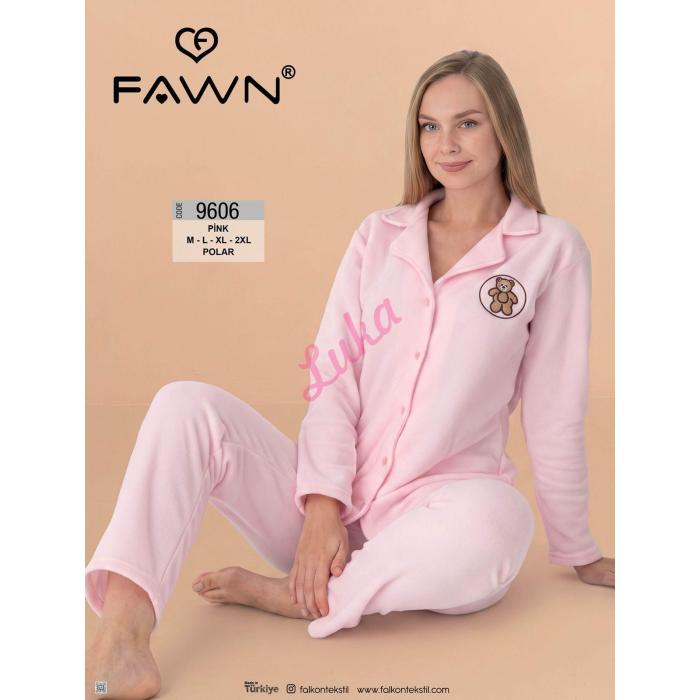 Piżama damska turecka Fawn SNN-9614