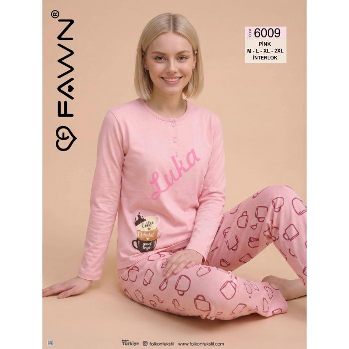 Piżama damska turecka Fawn SNN-6004