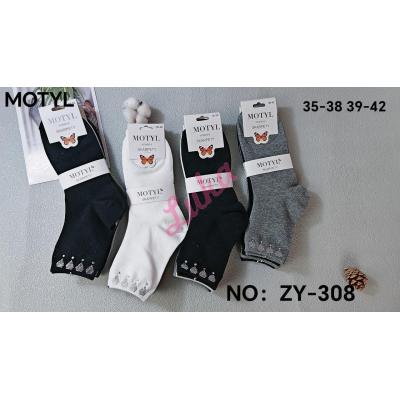 Skarpety damskie Motyl ZY-311