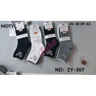 Skarpety damskie Motyl ZY-312