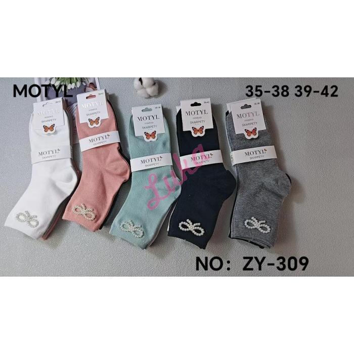 Women's socks Motyl ZY-307