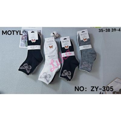 Skarpety damskie Motyl ZY-309