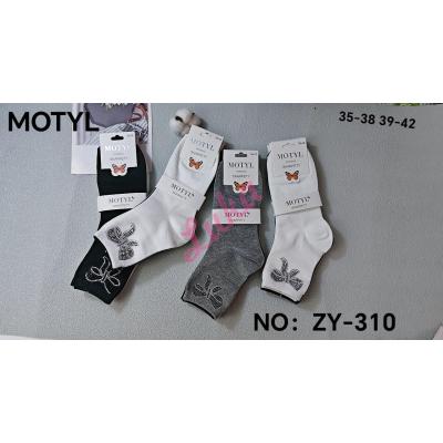 Skarpety damskie Motyl ZY-305