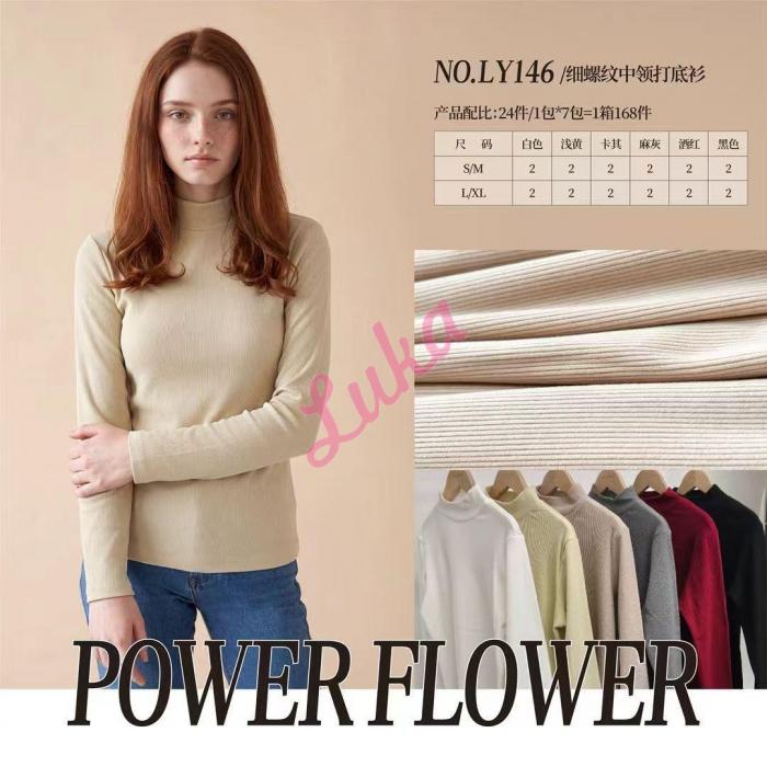 Półgolf damski Power Flower LY-136A