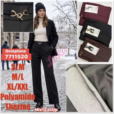 Women's pants NOO-7711520 Warm