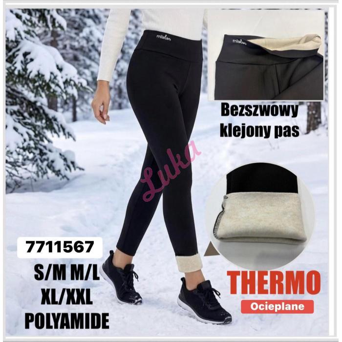 Legginsy damskie NOO-7792014 Ocieplane