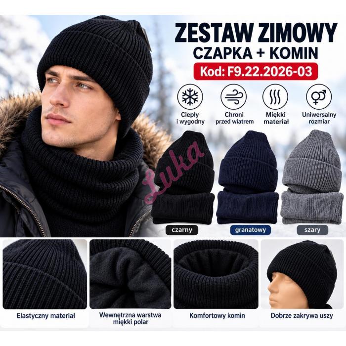 Czapka męska Polska POM-1205