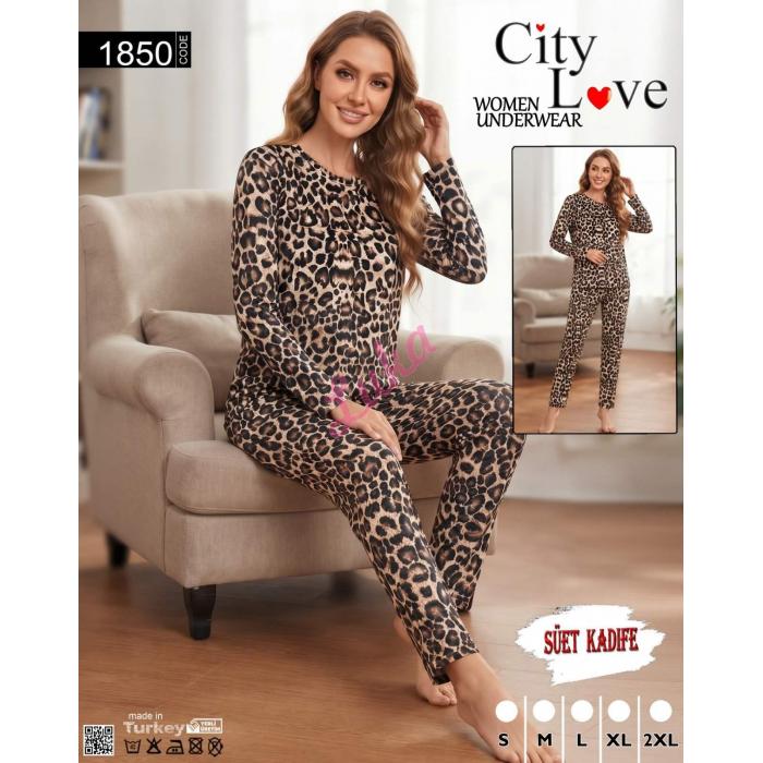 Women's turkish pajamas City Love NO-1663