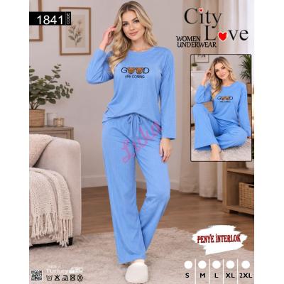 Piżama damska turecka City Love NO-1850
