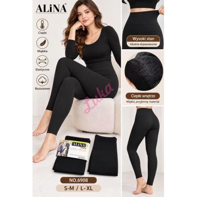 Women's leggings NOO-6908 Camel Wool