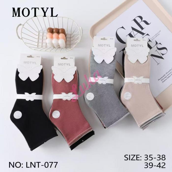 Women's pressure free socks Motyl LNT-079