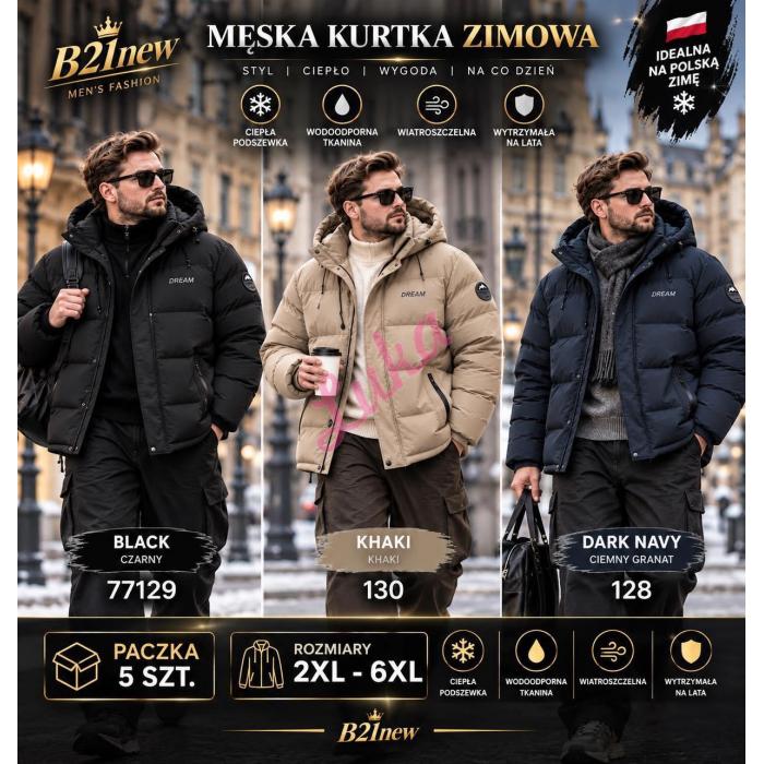 Kurtka męska B21-77125