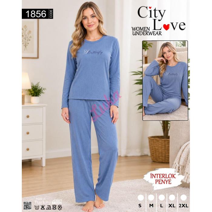 Women's turkish pajamas City Love NO-1840
